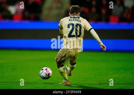 Aalborg, Dänemark. September 2024. Superliga-Spiel zwischen AAB und Lyngby Boldklub im Aalborg Portland Park am Freitag, 13. September 2024. (Foto: Henning Bagger/Scanpix 2024) Credit: Ritzau/Alamy Live News Stockfoto