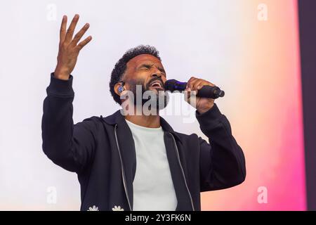 Craig David tritt beim BBC Radio 2 in the Park in Preston auf. Stockfoto