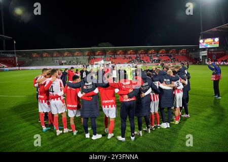 Aalborg, Dänemark. September 2024. Superliga-Spiel zwischen AAB und Lyngby Boldklub im Aalborg Portland Park am Freitag, 13. September 2024. (Foto: Henning Bagger/Scanpix 2024) Credit: Ritzau/Alamy Live News Stockfoto