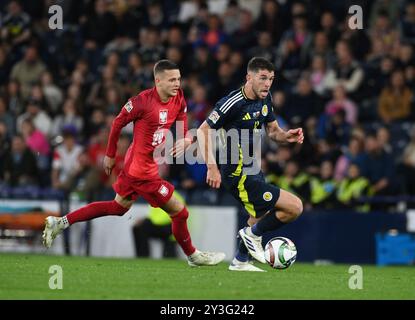 . Schottland gegen Polen UEFA Nations League: Liga A, Gruppe 1 Donnerstag, 5. September 2024 Hampden Park, Glasgow. Schottland . UK Ryan Christie aus Schottland & Stockfoto