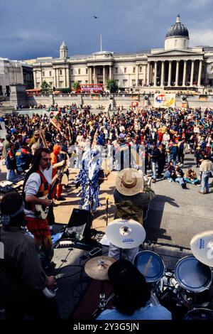 Jesus Army Rally, Trafalgar Square, London, Großbritannien. Ungefähres Datum: 1. Juni 1995 Stockfoto