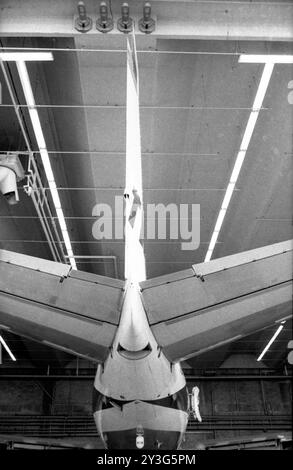 Ein Flugzeug der Trans World Airlines Boeing 707 am Flughafen Idlewild am 28. April 1959. Stockfoto