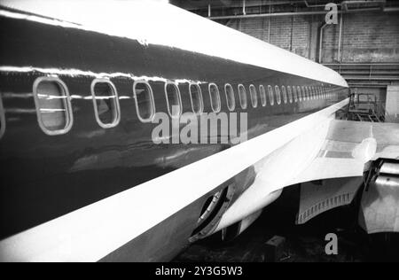 Ein Flugzeug der Trans World Airlines Boeing 707 am Flughafen Idlewild am 28. April 1959. Stockfoto