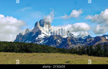 Loma del Pliegue in der Nähe von El Chalten Patagonien Argentinien. Stockfoto