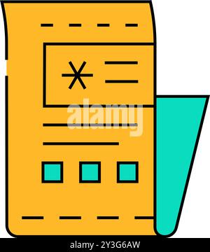 Farbdarstellung des ersten-Hilfe-Symbols für sofortige Kaltkomprimierung Stock Vektor