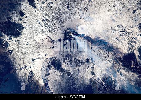Vulkanische Wolke auf dem Ätna, Sizilien Stockfoto