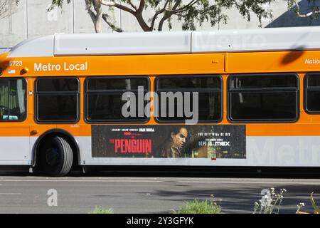 Los Angeles, Kalifornien, USA 10. September 2024 Colin Farrell der Penguin Bus am 10. September 2024 in Los Angeles, Kalifornien, USA. Foto: Barry King/Alamy Stock Photo Stockfoto