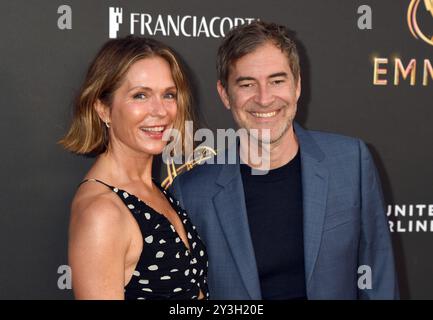 Beverly Hills, ca. 13. September 2024. Katie Aselton und Mark Duplass bei der Emmys 2024 Performance Nominee Celebration am 13. September 2024 im Wallis in Beverly Hills, Kalifornien. Quelle: Jeffrey Mayer/Media Punch/Alamy Live News Stockfoto