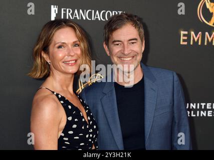 Beverly Hills, ca. 13. September 2024. Katie Aselton und Mark Duplass bei der Emmys 2024 Performance Nominee Celebration am 13. September 2024 im Wallis in Beverly Hills, Kalifornien. Quelle: Jeffrey Mayer/Media Punch/Alamy Live News Stockfoto