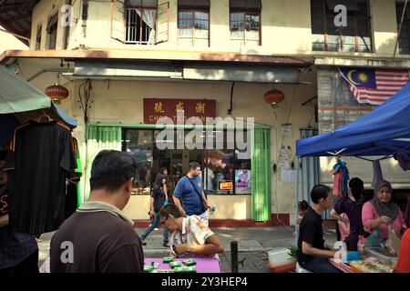 Gaya Sunday Market auf der Gaya Street, Kota Kinabalu, Sabah, Malaysia. Stockfoto