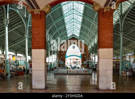 Valencia, Spanien. Ruzafa Market Building. Nur für redaktionelle Zwecke. September 2018 Stockfoto