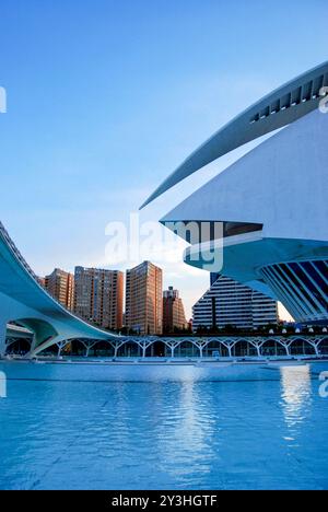 Valencia, Spanien. Ciudad de las Artes y Ciencias. El Palau de les Arts Reina Sofía. Juni 2010, 2010 Stockfoto