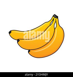 Bananen Vektor-Illustration Stock Vektor
