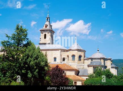 El Paular Kloster. Rascafria, Provinz Madrid, Spanien. Stockfoto