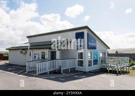 Frankie's Fish & Chips in Brae, Shetland, ist die nördlichste Fish & Chip Shop in Großbritannien. Sieger der nationalen Fish & Chip Awards 2015. Stockfoto