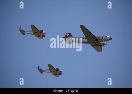 Das Air Legend Festival am Flughafen Villaroche, jedes zweite Wochenende im September. Es ist eine der größten Versammlungen dieser Art in Europa Stockfoto