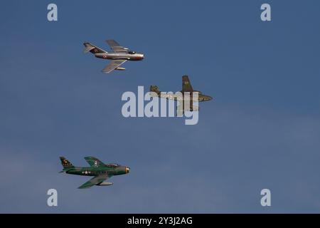 Das Air Legend Festival am Flughafen Villaroche, jedes zweite Wochenende im September. Es ist eine der größten Versammlungen dieser Art in Europa Stockfoto