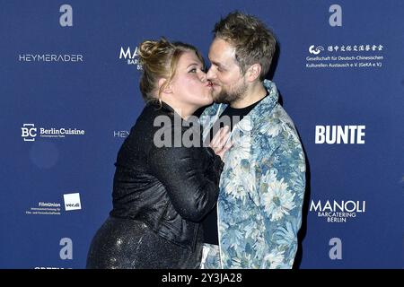 Gisa Flake und Knud Riepen bei der Verleihung vom Deutschen Schauspielpreis am 13.09.2024 in Berlin Stockfoto