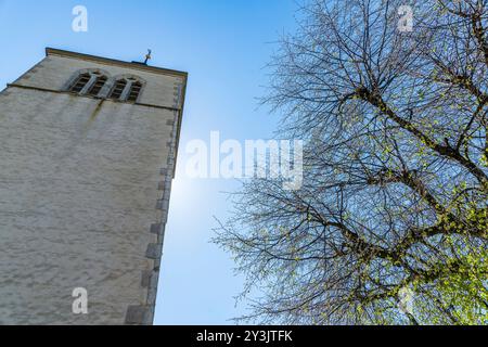 Château de Gruyères im Kanton Freiburg, Schweiz Stockfoto