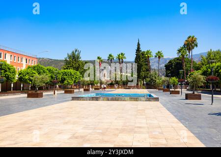 Der Santa Claus Square oder Noel Baba Meydani ist ein Hauptplatz in der Stadt Demre in der Provinz Antalya in der Türkei Stockfoto