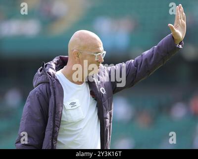 London, Vereinigtes Königreich. 14. September 2024. England Red Roses Director of Rugby John Mitchell vor dem internationalen Freundschaftsspiel zwischen England Red Roses und Neuseeland im Allianz Stadium in Twickenham. Quelle: Jay Patel/Alamy Live News Stockfoto