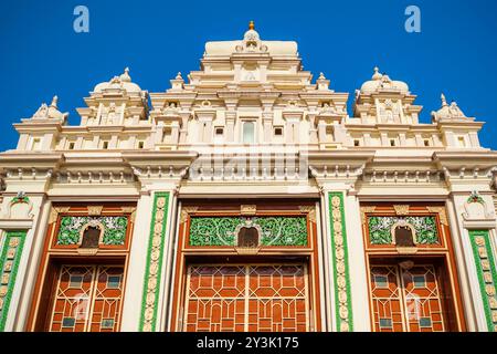 Jayachamarajendra oder jaganmohan Kunst Galerie im Zentrum der Stadt Mysore in Indien Stockfoto