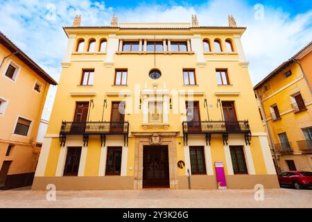 Xativa, Spanien - 17. Oktober 2021: Stadtmuseum oder Museu de la Ciutat in der Stadt Xativa bei Valencia in Spanien Stockfoto