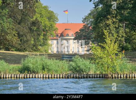 Borsig Villa, Halbinsel Reiherwerder, Tegeler See, Tegel, Reinickendorf, Berlin, Deutschland *** Borsig Villa, Reiherwerder Halbinsel, Tegeler See, Tegel, Reinickendorf, Berlin, Deutschland Stockfoto