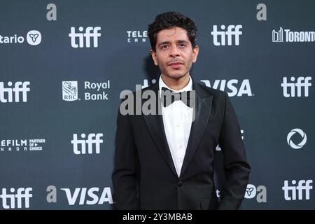 Toronto, Kanada. September 2024. Shashank Arora besucht die Premiere von Superboys of Malegaon während des Toronto International Film Festivals 2024 in der Roy Thomson Hall in Toronto, Ontario, am 13. September 2024. (Foto: Arrush Chopra/NurPhoto) Credit: NurPhoto SRL/Alamy Live News Stockfoto