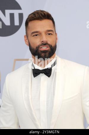 Ricky Martin auf der 25. jährlichen Screen Actors Guild Awards im Shrine Auditorium in Los Angeles, USA, am 27. Januar 2019. Stockfoto