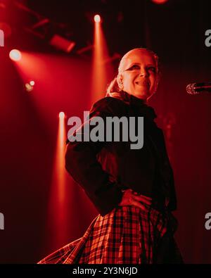 BARCELONA, SPANIEN - JUL 9: Garbage (schottische Rockband) tritt am 9. Juli 2024 im Razzmatazz auf. Stockfoto