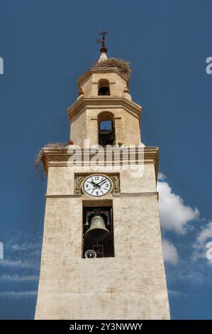 Pfarrkirche Nuestra Señora Real de Armentera, ehemaliger Schutzpatron der Stadt Cabeza del Buey Stockfoto