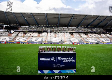 Brüssel, Frankreich. September 2024. BRÜSSEL, FRANKREICH - 13. SEPTEMBER: Diamond League Throphies treten am 13. September 2024 im King Baudouin Stadium in Brüssel an. (Foto von Lars van Hoeven/Orange Pictures) Credit: Orange Pics BV/Alamy Live News Stockfoto