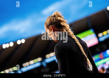 Brüssel, Frankreich. September 2024. BRÜSSEL, FRANKREICH - 13. SEPTEMBER: Lieke Klaver, Niederlande, tritt am 13. September 2024 im King Baudouin Stadium in Brüssel an. (Foto von Lars van Hoeven/Orange Pictures) Credit: dpa/Alamy Live News Stockfoto