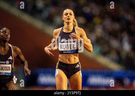 Brüssel, Frankreich. September 2024. BRÜSSEL, FRANKREICH - 13. SEPTEMBER: Lieke Klaver, Niederlande, tritt am 13. September 2024 im King Baudouin Stadium in Brüssel an. (Foto von Lars van Hoeven/Orange Pictures) Credit: dpa/Alamy Live News Stockfoto