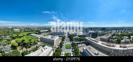 Palazzo dei Congressi (Palazzo dei Ricevimenti e dei Congressi) ist ein Gebäude im Stadtteil EUR in Rom Stockfoto