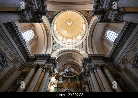 Rom, Italien - 1. September 2023: Heiligtum von San Salvatore in Lauro in Rom, Italien. Stockfoto