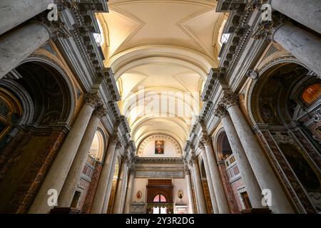 Rom, Italien - 1. September 2023: Heiligtum von San Salvatore in Lauro in Rom, Italien. Stockfoto