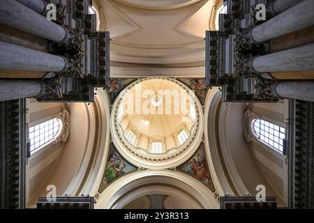 Rom, Italien - 1. September 2023: Heiligtum von San Salvatore in Lauro in Rom, Italien. Stockfoto