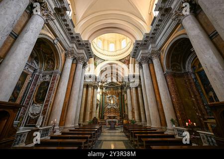 Rom, Italien - 1. September 2023: Heiligtum von San Salvatore in Lauro in Rom, Italien. Stockfoto