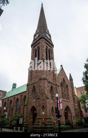 Grace Episkopal Church Providence Rhode Island Stockfoto