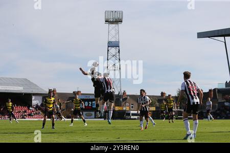 Ein allgemeiner Blick auf den Blundell Park während des Spiels der Sky Bet League 2 zwischen Grimsby Town und Barrow im Blundell Park, Cleethorpes am Samstag, den 14. September 2024. (Foto: Michael Driver | MI News) Credit: MI News & Sport /Alamy Live News Stockfoto