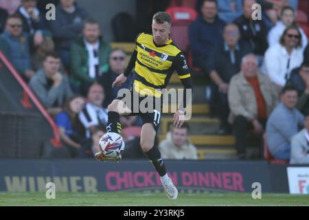 Barrow's Elliot Newby während des Spiels der Sky Bet League 2 zwischen Grimsby Town und Barrow im Blundell Park, Cleethorpes am Samstag, den 14. September 2024. (Foto: Michael Driver | MI News) Credit: MI News & Sport /Alamy Live News Stockfoto