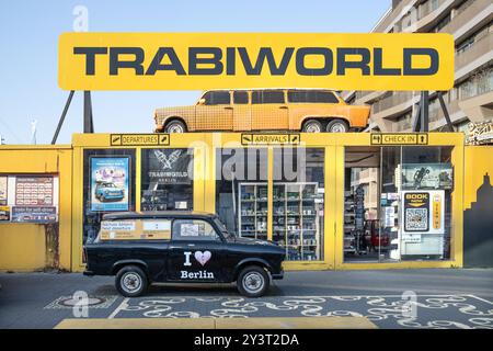 Trabiworld Trabant Autovermietung und Museum in Berlin Deutschland Stockfoto