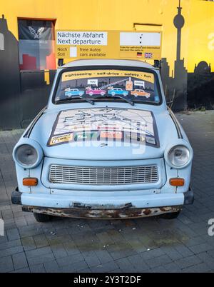 Trabant Hire Car Service in Berlin Deutschland Stockfoto