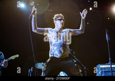 Roma, Italien. September 2024. Viagra Boys live bei der 13. Ausgabe des Spring Attitude Festivals in Cinecittà. (Foto: Carlo Vergani/Pacific Press) Credit: Pacific Press Media Production Corp./Alamy Live News Stockfoto