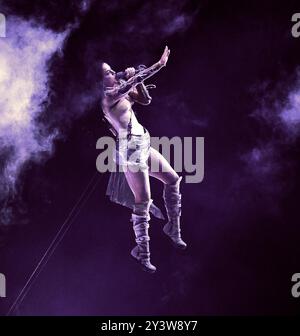 Tritt bei den MTV Video Music Awards 2024 in der UBS Arena am 11. September 2024 in Elmont, New York auf. Foto: Smith/ImageSpace/MediaPunch Stockfoto