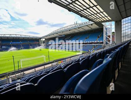 Ewood Park, Blackburn, Großbritannien. September 2024. EFL Championship Football, Blackburn Rovers gegen Bristol City; Blick von der Tribüne im Ewood Park Credit: Action Plus Sports/Alamy Live News Stockfoto