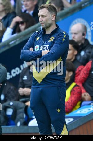 Ewood Park, Blackburn, Großbritannien. September 2024. EFL Championship Football, Blackburn Rovers gegen Bristol City; John Eustace Manager der Blackburn Rovers Credit: Action Plus Sports/Alamy Live News Stockfoto