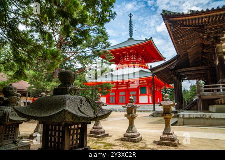 Kongobu-JI-Tempel in Koya, Bezirk Ito, Wakayama, Japan Stockfoto